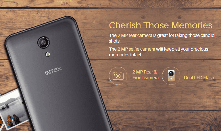 Foto Intex Aqua E4 Kamera