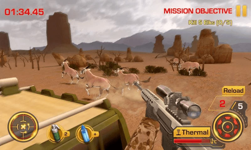 Wild Hunter 3d Screenshoot Simulasi Shooter Game