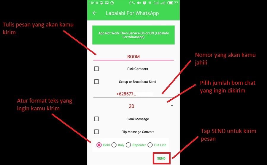 Jahili Whatsapp Teman Dengan Labalabi 4 582d6