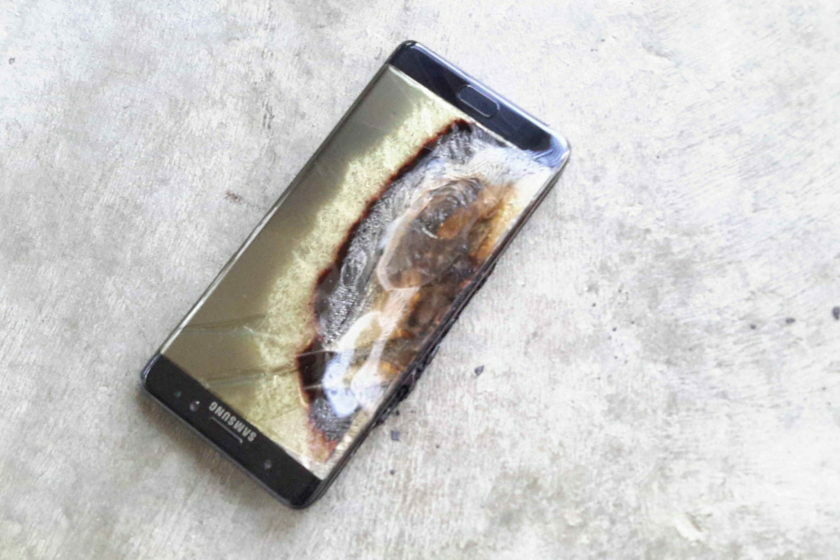 Samsung Galaxy Note 7 Meledak