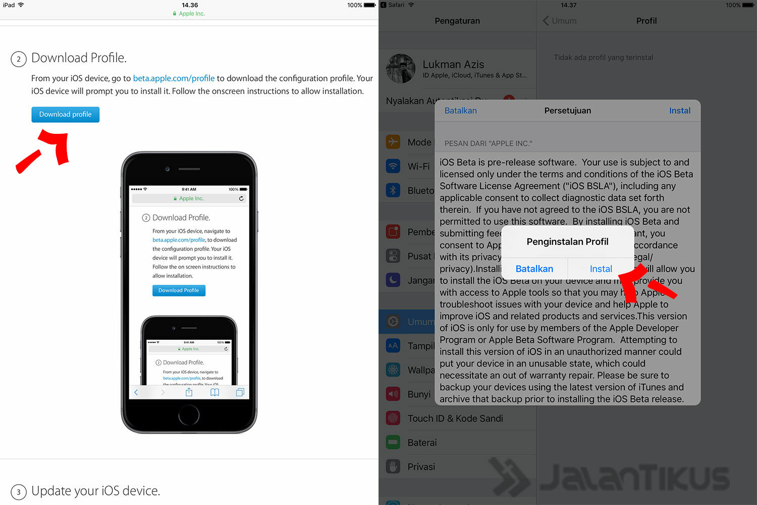Cara Install iOS 11 Public Beta di iPhone, iPad dan iPod ...