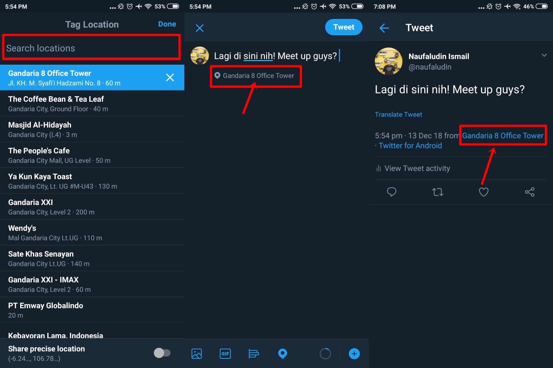 Cara Share Lokasi Di Twitter 2 4d416