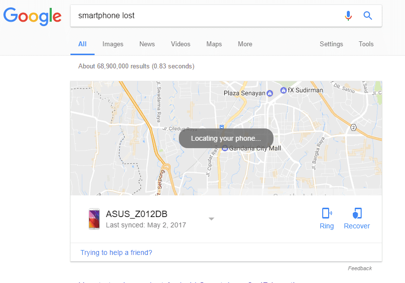 Cara Mencari Smartphone Hilang Di Google 3