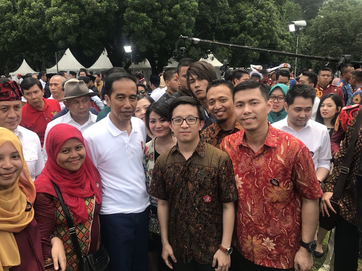 Presiden Jokowi Bersama Para Kreator