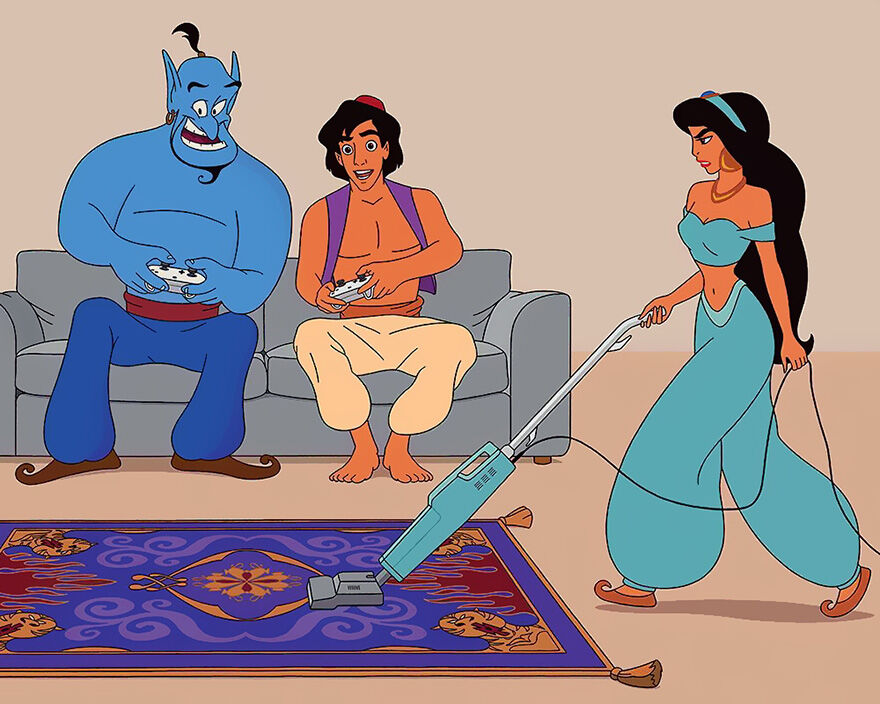 Aladdin Yang Sibuk Dengan Dunia Game
