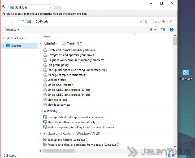 Windows10 God Mode 3