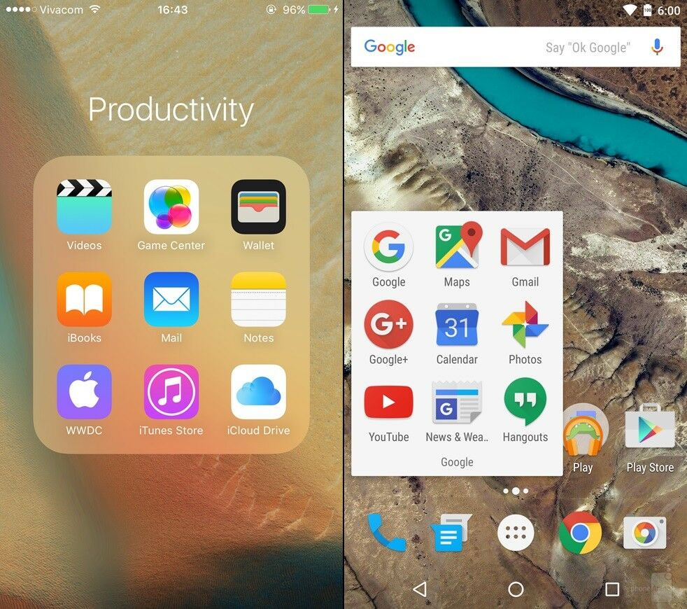 Android Marshmallow Vs Ios 9 4