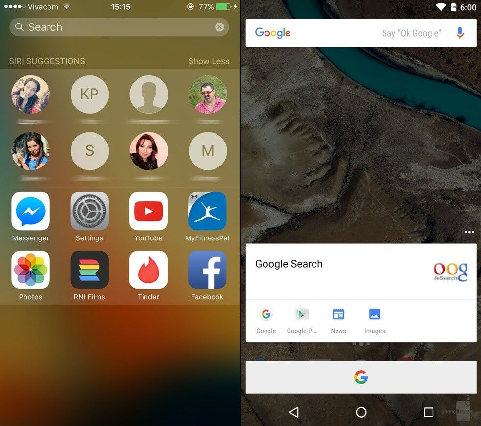 Android Marshmallow Vs Ios 9 5