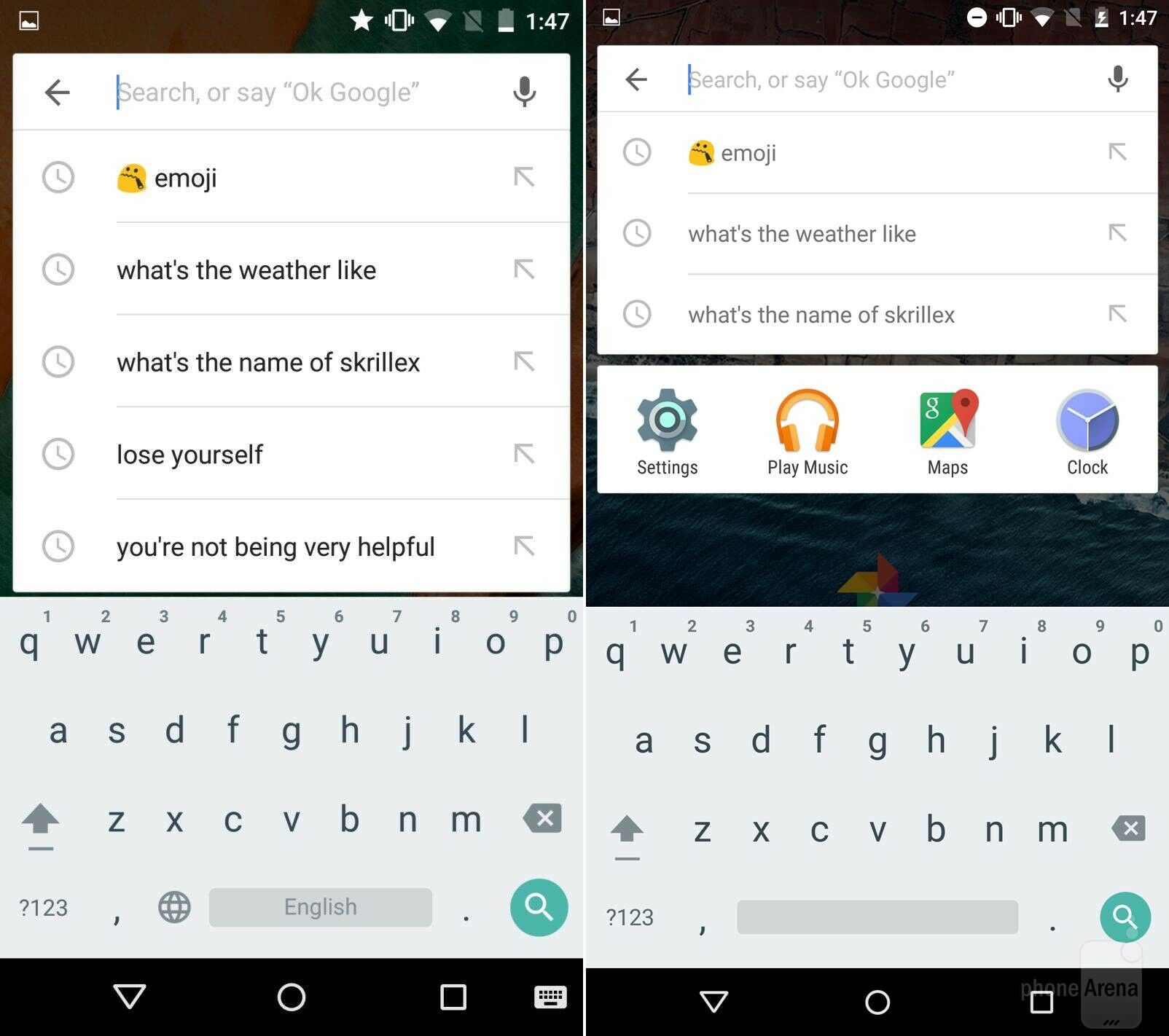 Android M Vs Lollipop 5
