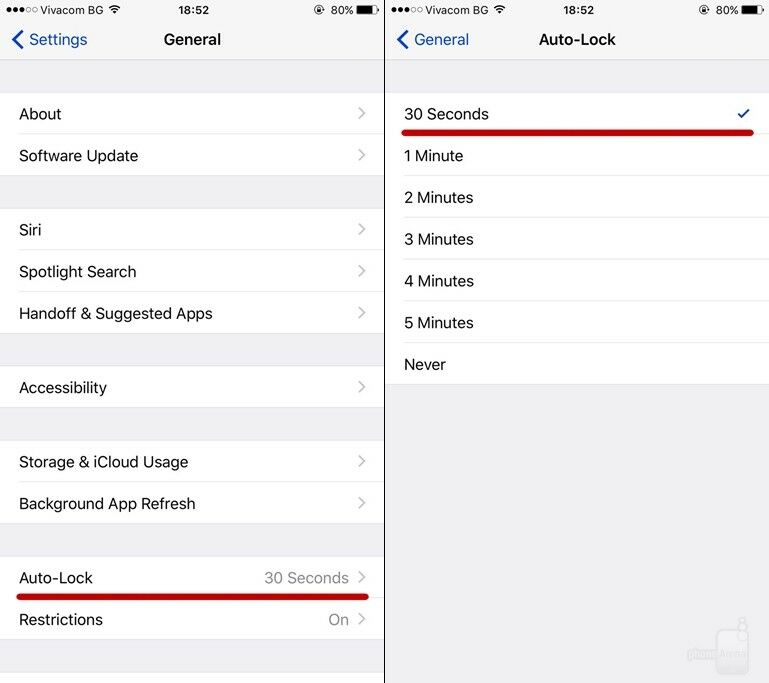 Persingkat Auto Lock