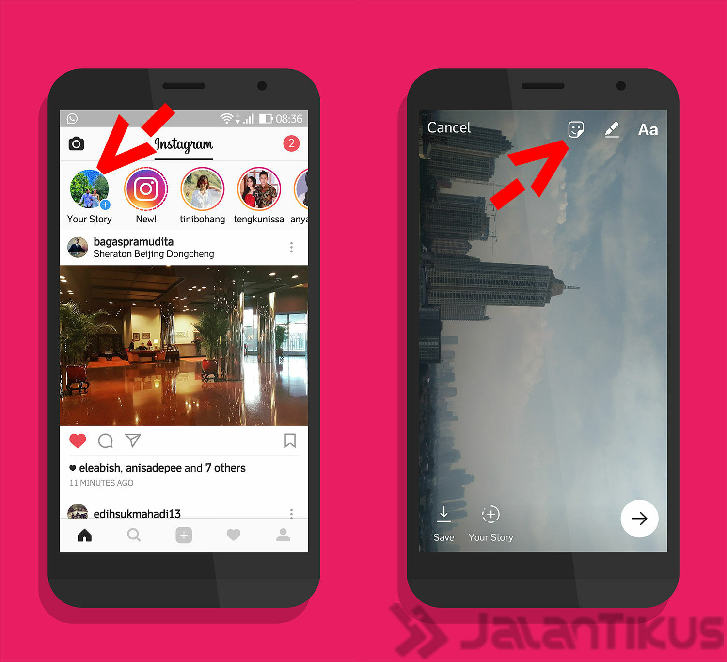 Begini Cara Menambahkan Geolocation Sticker Jakarta di ...