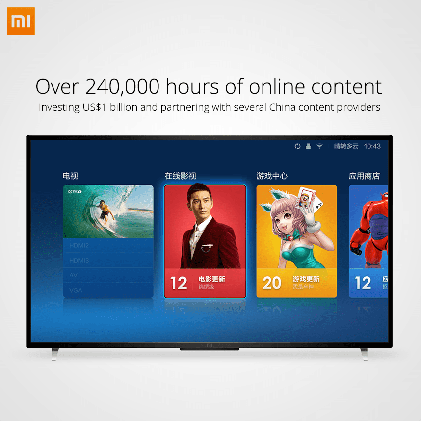 Mi Tv 2 Televisi Pintar Dari Xiaomi Dengan Sistem Operasi Miui 5