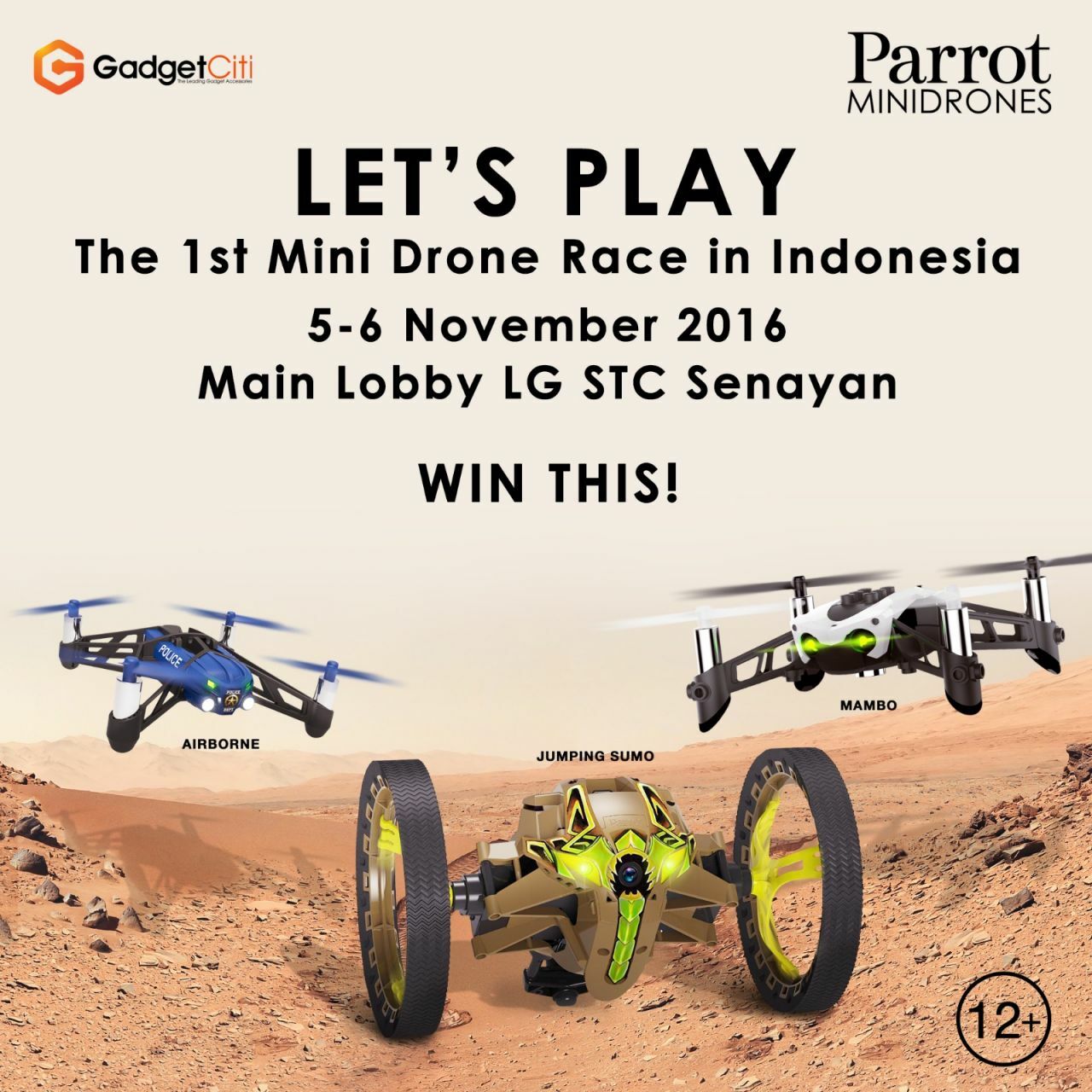 Lomba Drone Parrot