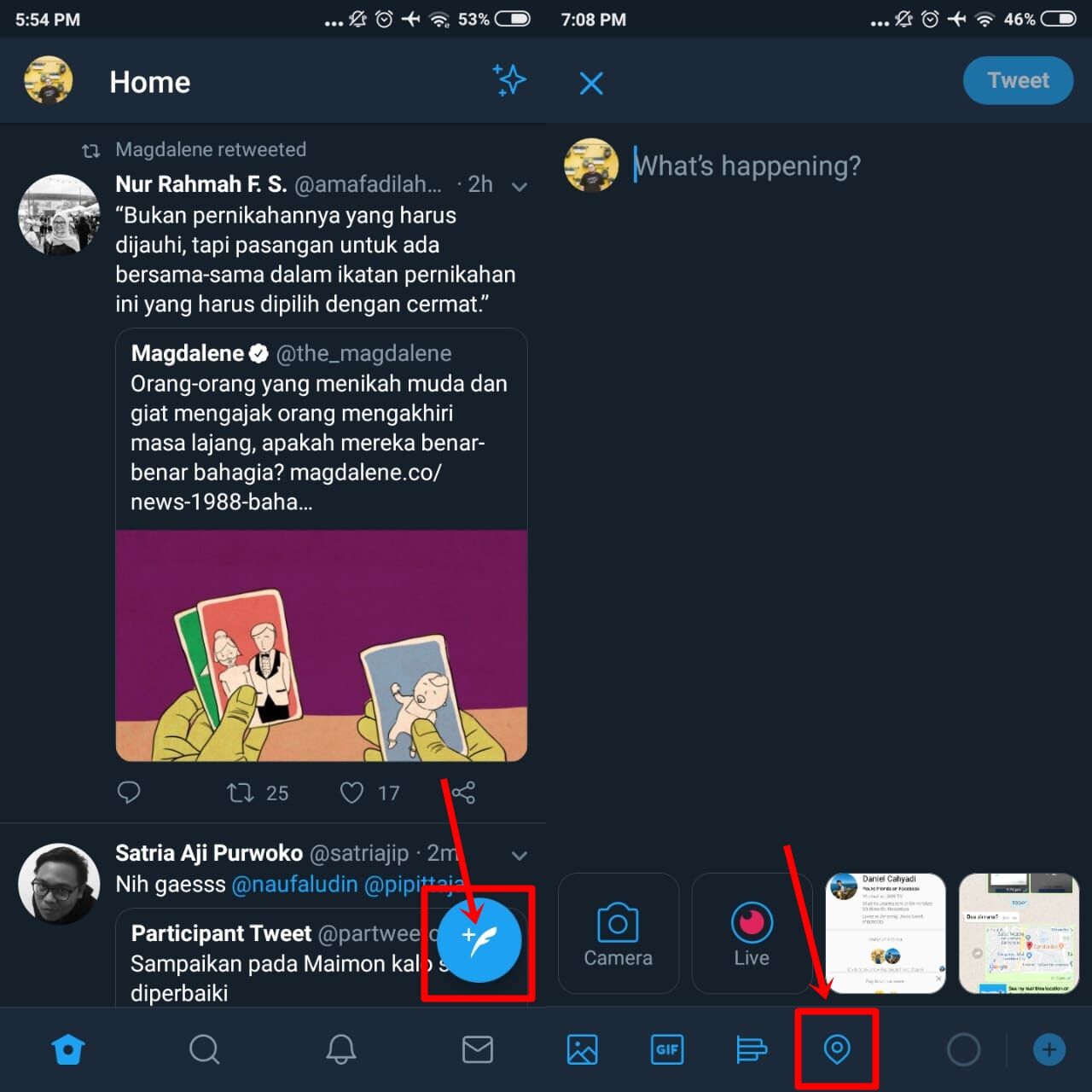 Cara Share Lokasi Di Twitter 1 Cd7dc
