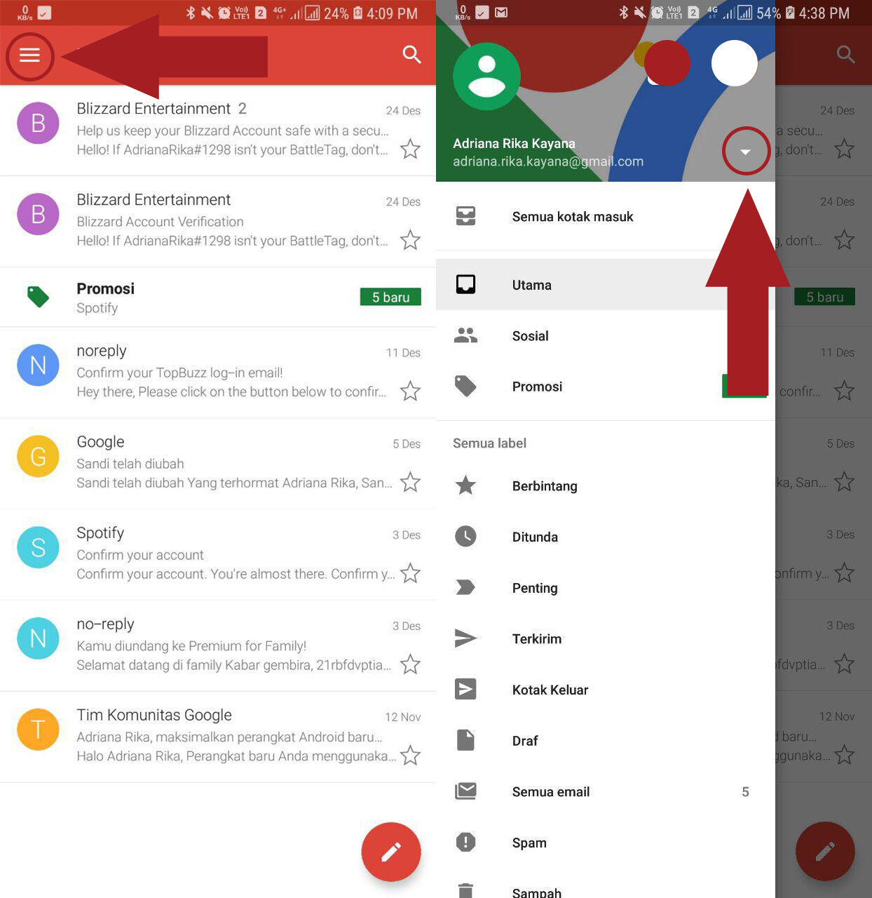 Cara Log Out Gmail Di Android - Homecare24