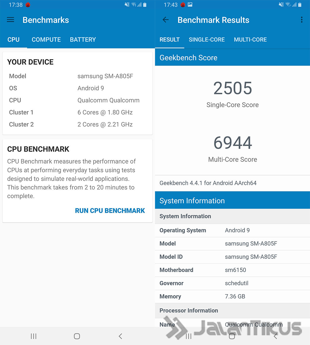 samsung a80 benchmark