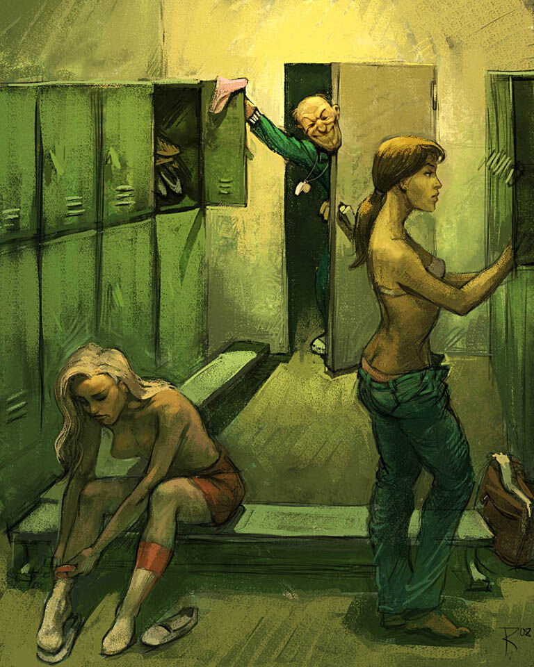 Ilustrasi Kontroversial Yang Mencela Kehidupan Modern 25