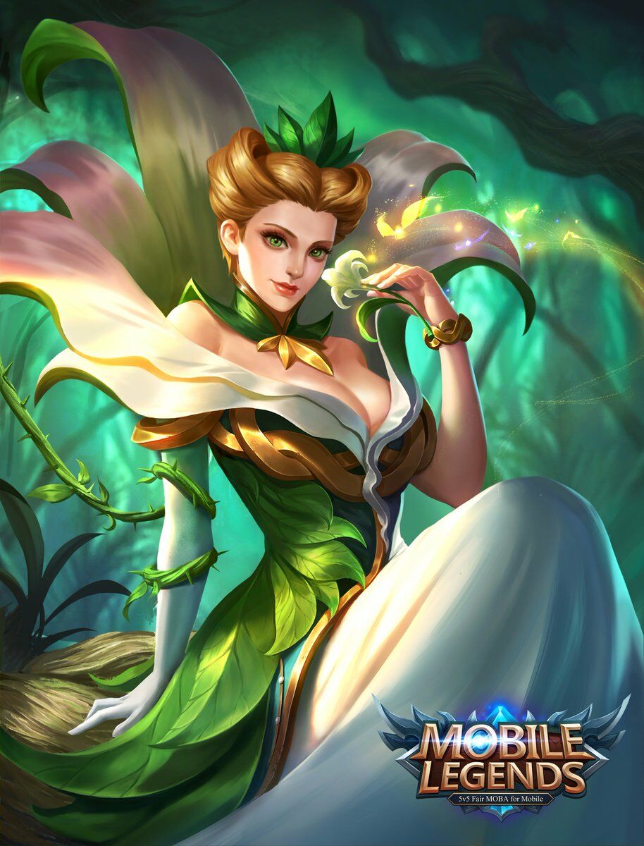 Wallpaper-Mobile-Legends-Aurora-Nature's-Throne
