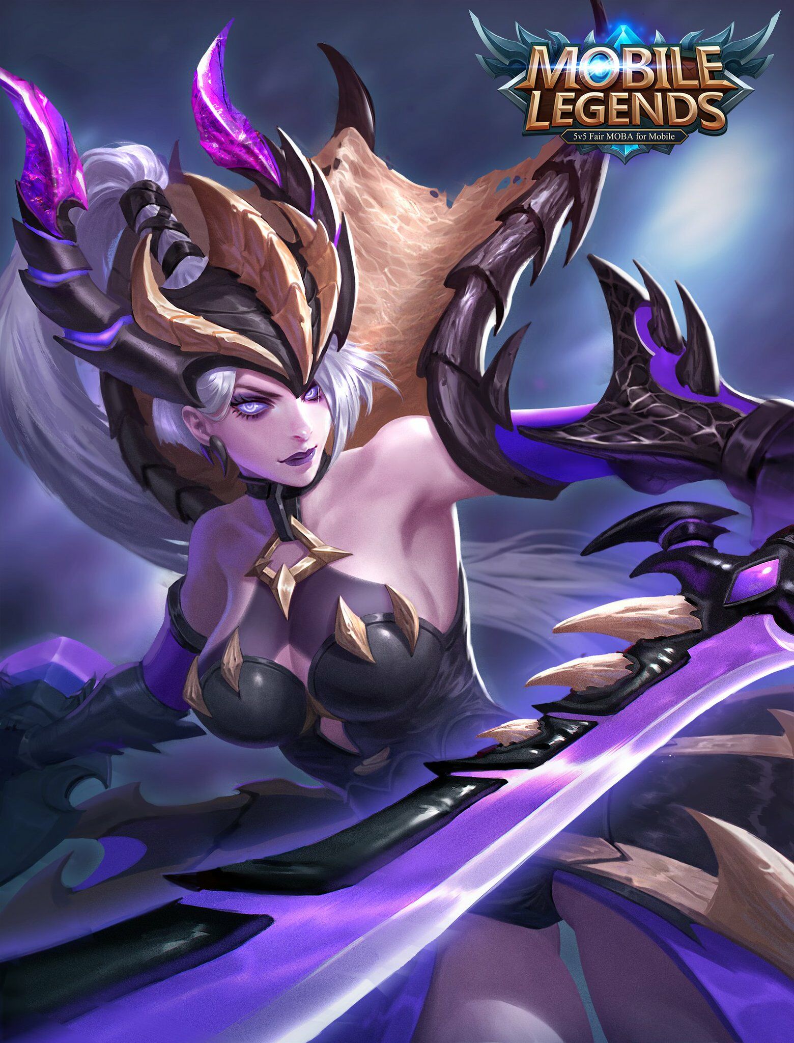 Wallpaper-Mobile-Legends-Freya-Monster-Hunter
