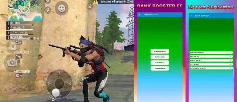 Download Rank Booster FF APK Android Gratis Auto Headshot | JalanTikus