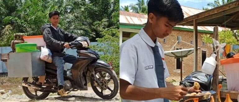 Kisah Siswa SMK Jualan Siomay Demi Bantu Keluarga, Tak Malu Selagi Halal!