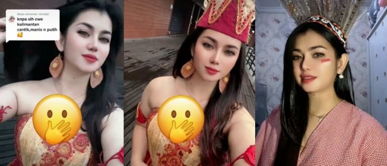 7 Potret Wanita Dayak Viral Yang Cantiknya Bak Bidadari Turun Dari