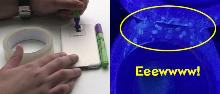 Cara Melihat Bekas Tetesan Sperma di Toilet dengan HP