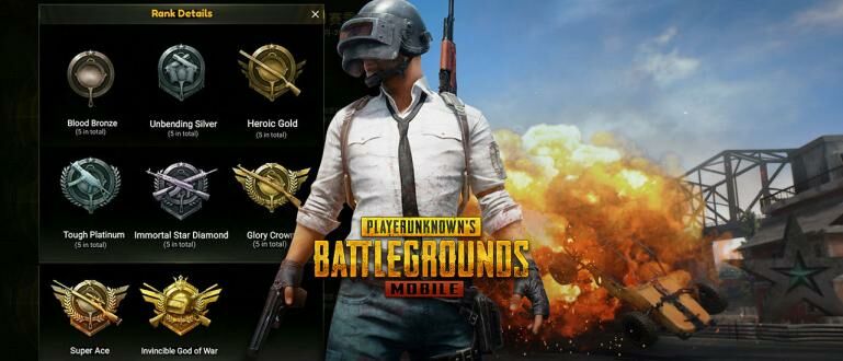 Daftar Urutan Rank  Pangkat PUBG  Mobile  Terlengkap 