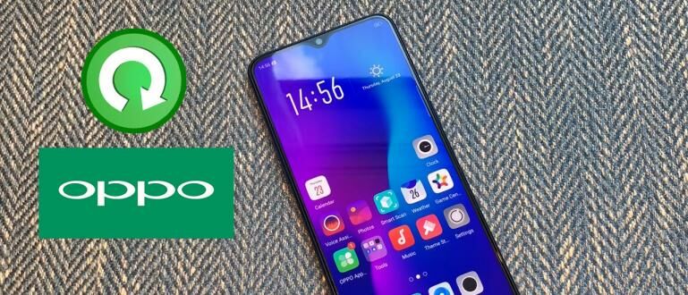 cara restart hp oppo a31