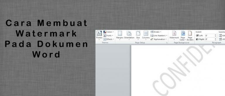 Cara Membuat Watermark di Word | Mudah dan Cepat! | JalanTikus