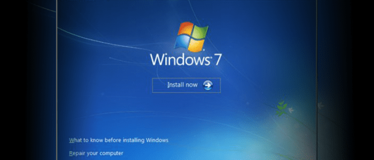 Cara Install Windows 7