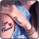 Tattoo My Photo with My Name for Boys & Girls