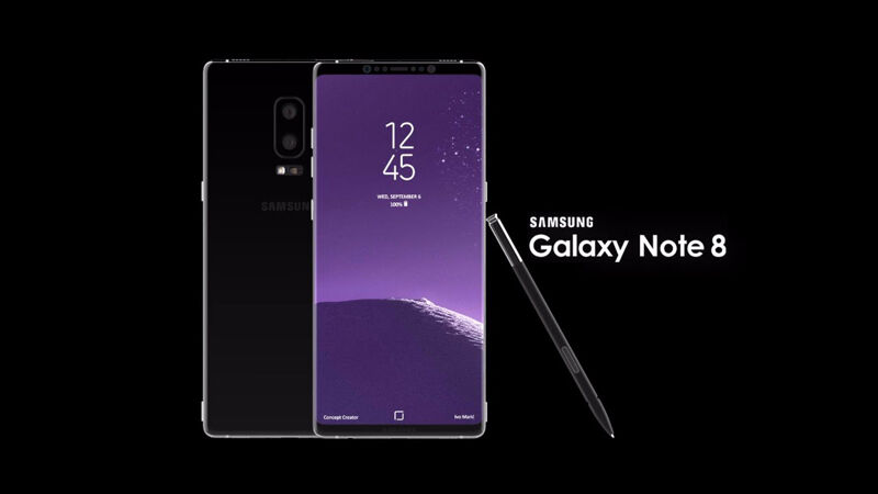 Konsep Galaxy Note 8 oleh Concept Creator